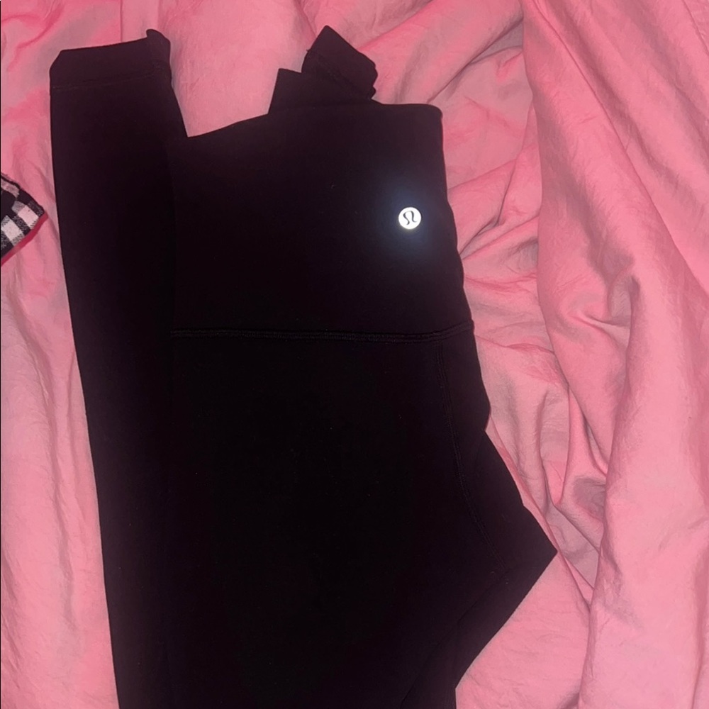 Black align leggings